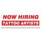 Signmission Now Hiring Tattoo Artists Banner Apply Inside Accepting Application Single Sided B-120-30309 - alternate 1